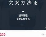 文案方法论 带你掌握文案底层逻辑 点字成金|淘骐网赚资源库