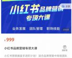 小红书品牌营销专项大课,操盘手进阶,一套能让你提升业务精进的课程|淘骐网赚资源库