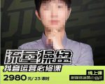 网红徐老师流量操盘抖音运营必修课，23节运营实操课|淘骐网赚资源库