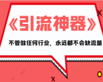 《引流神器》拥有这套系统化的思维,不管做任何行业,永远都不会缺流量(PDF电子书)|淘骐网赚资源库