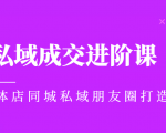 实体同城获客必学私域成交进阶课,实体店同城私域朋友圈打造|淘骐网赚资源库