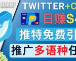 通过Twitter推广CPA Leads,日赚46.01美元 - 免费的CPA联盟推广模式|淘骐网赚资源库
