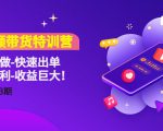 短视频带货特训营(11+12+13期)听话照做-快速出单-简单暴利-收益巨大!|淘骐网赚资源库