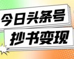 外面收费588的最新头条号软件自动抄书变现玩法,单号一天100+(软件+教程+玩法)|淘骐网赚资源库