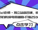 Daniel老师·独立站综合课,快速开启你的跨境电商道路-价值2599元|淘骐网赚资源库