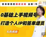 0基础上手视频号打造个人IP和签单增员,保险从业者即学即用的视频号爆款攻略,助你变现百万保费|淘骐网赚资源库
