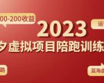 黄岛主拼多多虚拟项目陪跑训练营1.0，单店每天100-200收益，独家选品思路和运营|淘骐网赚资源库