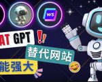 Ai聊天工具ChatGPT的替代网站，3大功能强大的人工智能工具|淘骐网赚资源库