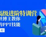PPT高级进阶特训营:百万粉丝博主教你进阶你的PPT技能(98节课程+PPT素材包)|淘骐网赚资源库