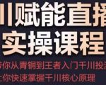 千川赋能直播间实操课程,带你从青铜到王者的入门千川投流,让你快速掌握千川核心原理|淘骐网赚资源库