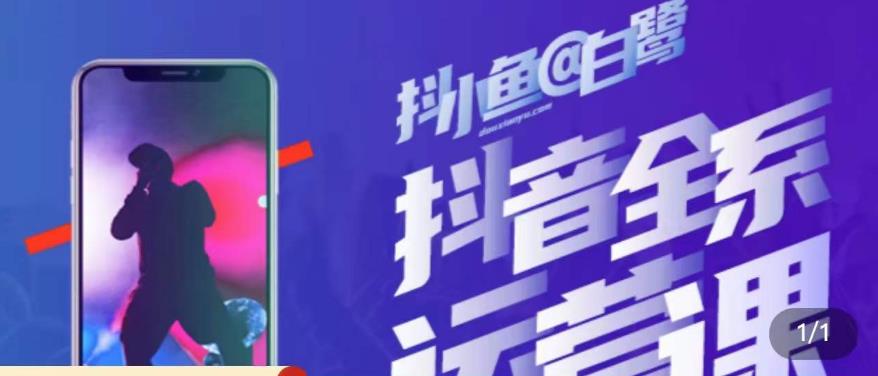 白鹭·主播内训营,运营主播话术起号进阶能力提升|淘骐网赚资源库