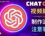正确使用Chat GPT制作有价值的中文视频脚本,并在YouTube获利|淘骐网赚资源库