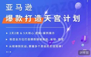 亚马逊爆款打造天宫计划,5大核心逻辑+案例展示,助你全方位打造爆款链接高效、省钱、稳定|淘骐网赚资源库