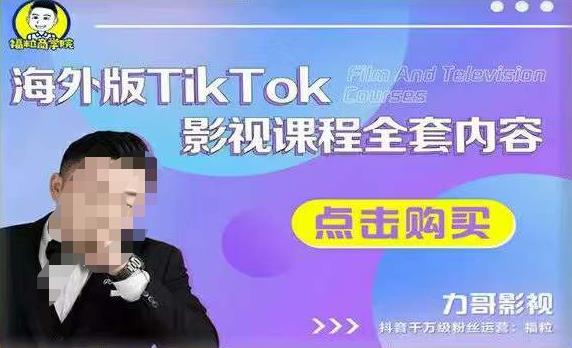海外TikTok影视课程全套,从搭建渠道,到如何正确使用账号,到未来的变现渠道等|淘骐网赚资源库