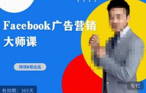 跨境b哥·2023Facebook广告营销大师课，挖掘广告商机，寻找精准客户|淘骐网赚资源库