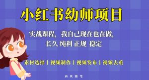 单天200-700的小红书幼师项目（虚拟），长久稳定正规好操作！|淘骐网赚资源库