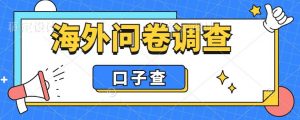 外面收费5000+海外问卷调查口子查项目,认真做单机一天200+【揭秘】|淘骐网赚资源库
