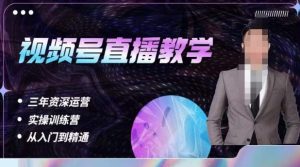 杨sir·视频号直播运营教学,视频号直播流量的底层逻辑,解决直播间没流量,不开单的窘境|淘骐网赚资源库