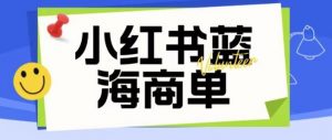 价值2980的小红书商单项目暴力起号玩法,一单收益200-300(可批量放大)|淘骐网赚资源库