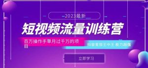 短视频流量训练营:百万操作手单月过千万的项目:抖音变现王中王能力超强|淘骐网赚资源库