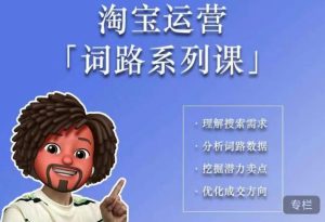 照顾酱·词路篇,手把手带你理解关键词背后的需求,想要做好淘宝,就必须理解词路|淘骐网赚资源库