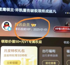 外面收费88撸腾讯会员2年，号称百分百成功，具体自测【操作教程】|淘骐网赚资源库