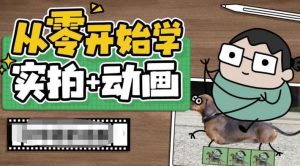 从零开始学实拍加动画,实拍加动画创意教程|淘骐网赚资源库