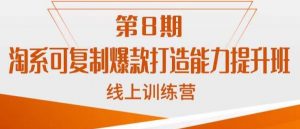 淘系可复制爆款打造能力提升班,这是一套可复制的打爆款标准化流程|淘骐网赚资源库