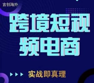 钧哥TikTok短视频底层实操,言创海外跨境短视频,实战即真理|淘骐网赚资源库