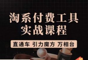 猫老师·淘系付费工具实战课程,直通车/引力魔方/万相台|淘骐网赚资源库