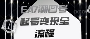 EA7潮图号起号变现全流程，快速起号飞速涨粉【揭秘】|淘骐网赚资源库