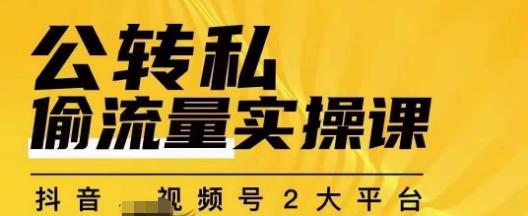 群响公转私偷流量实操课,致力于拥有更多自持,持续,稳定,精准的私域流量!|淘骐网赚资源库