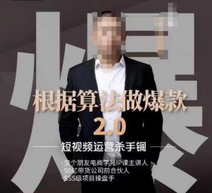 源哥《根据算法做爆款2.0》快速起号的秘籍,短视频运营杀手锏|淘骐网赚资源库