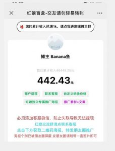 盲盒交友5.0,男粉变现实操项目,亲测变现效果极好【揭秘】|淘骐网赚资源库