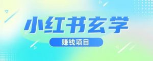 小红书玄学项目,直接上手操作,日入500【揭秘】|淘骐网赚资源库