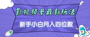 影视号最新玩法，新手小白月入四位数，零粉直接上手【揭秘】|淘骐网赚资源库