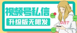 视频号暴力私信升级版，引流精准效果炸裂（教程+脚本）【揭秘】|淘骐网赚资源库