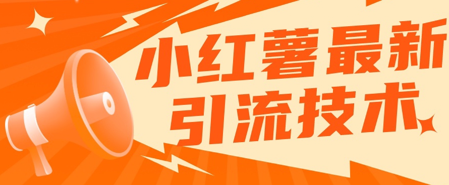 小红书最新引流技术，真正实现解放双手暴力引流|淘骐网赚资源库
