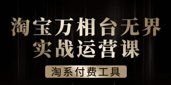 沧海·淘系万相台无界实战运营课,万相台无界实操全案例解析|淘骐网赚资源库