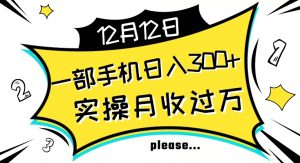 【全网变现首发】新手实操单号日入500+，渠道收益稳定，项目可批量放大【揭秘】|第一资源库