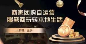 大新哥·商家团购自运营-玩转本地生活|淘骐网赚资源库