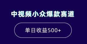中视频小众爆款赛道，7天涨粉5万+，小白也能无脑操作，轻松月入上万【揭秘】|淘骐网赚资源库