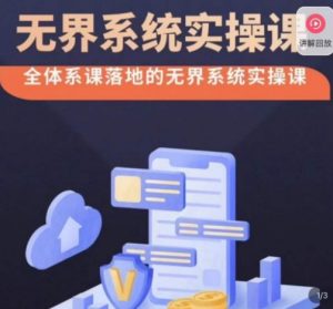 老衲·无界系统实操课,全体系落地无界改版后选择、出价、高投产做付费引流|淘骐网赚资源库