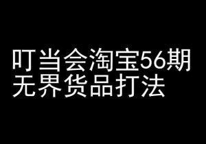 叮当会淘宝56期：无界货品打法-淘宝开店教程|淘骐网赚资源库
