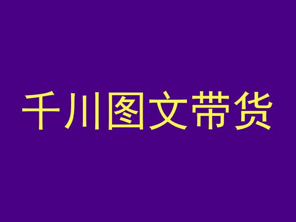 千川图文带货,测品+认知+实操+学员问题,抖音千川教程投放教程|淘骐网赚资源库