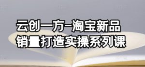 云创一方-淘宝新品销量打造实操系列课,基础销量打造(4课程)+补单渠道分析(4课程)|淘骐网赚资源库