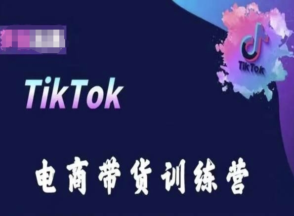 TikTok电商带货训练营,跟随时代潮流,跨境掘金|淘骐网赚资源库