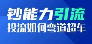 钞能力引流：投流如何弯道超车，投流系数及增长方法，创造爆款短视频|淘骐网赚资源库