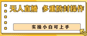 无人直播美女舞团2.0,不封号日入1k+,多重防封操作, 实操小白可上手【揭秘】|淘骐网赚资源库