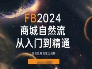 2024Faceboo商城自然流(从入门到精通),玩转脸书商城全闭环|淘骐网赚资源库